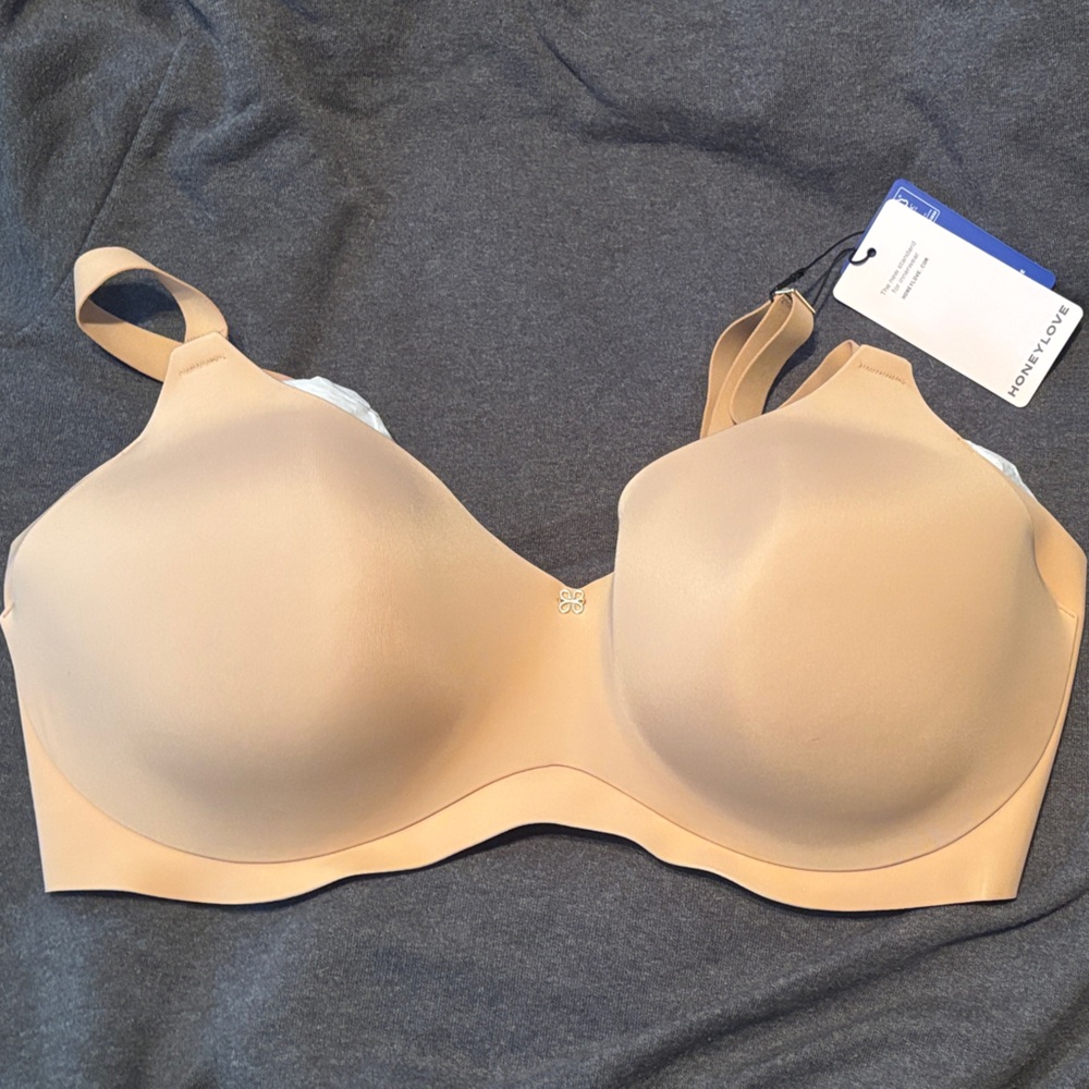 Honeylove Women's CloudEmbrace Beige Wireless Bra